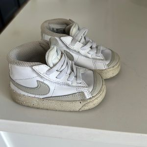 Nike blazer high tops recycled material size 4 toddler/baby